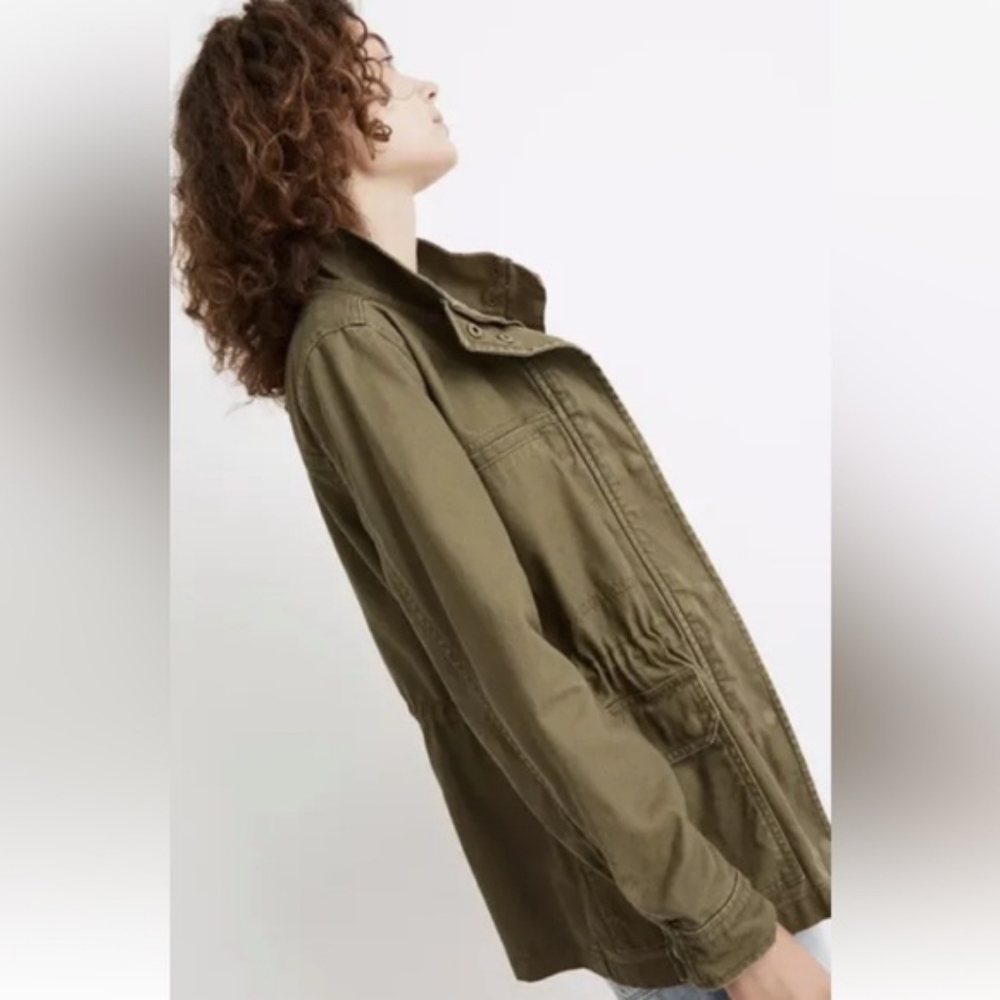 Madewell Dispatch Jacket In Desert Olive Green - Picture 13 of 14